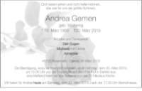 eine Anzeige
