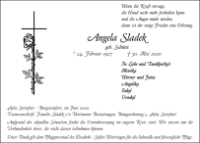 eine Anzeige