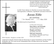 eine Anzeige