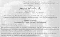 eine Anzeige