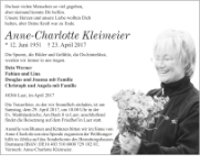 eine Anzeige
