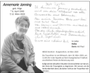 eine Anzeige