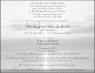eine Anzeige