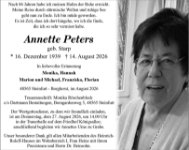eine Anzeige