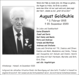 eine Anzeige