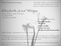 eine Anzeige