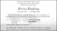 eine Anzeige